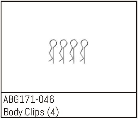 Absima Body Clips (4) ( AB G171-046)