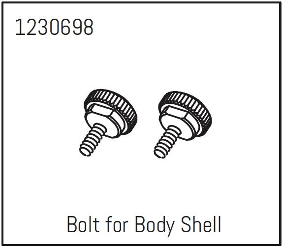 Absima Bolt For Body Shell - Khamba  ( AB 1230698)