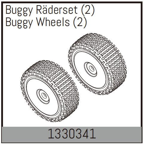 Absima Buggy Wheels (2) ( AB 1330341)