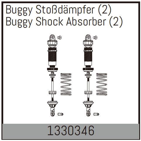 Absima Buggy Shock Absorber (2) ( AB 1330346)
