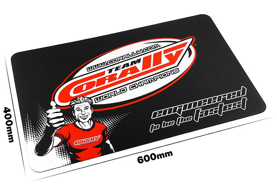 Corally Rubber Pit Matt Small 600x400mm 2mm Thick (C-90272)