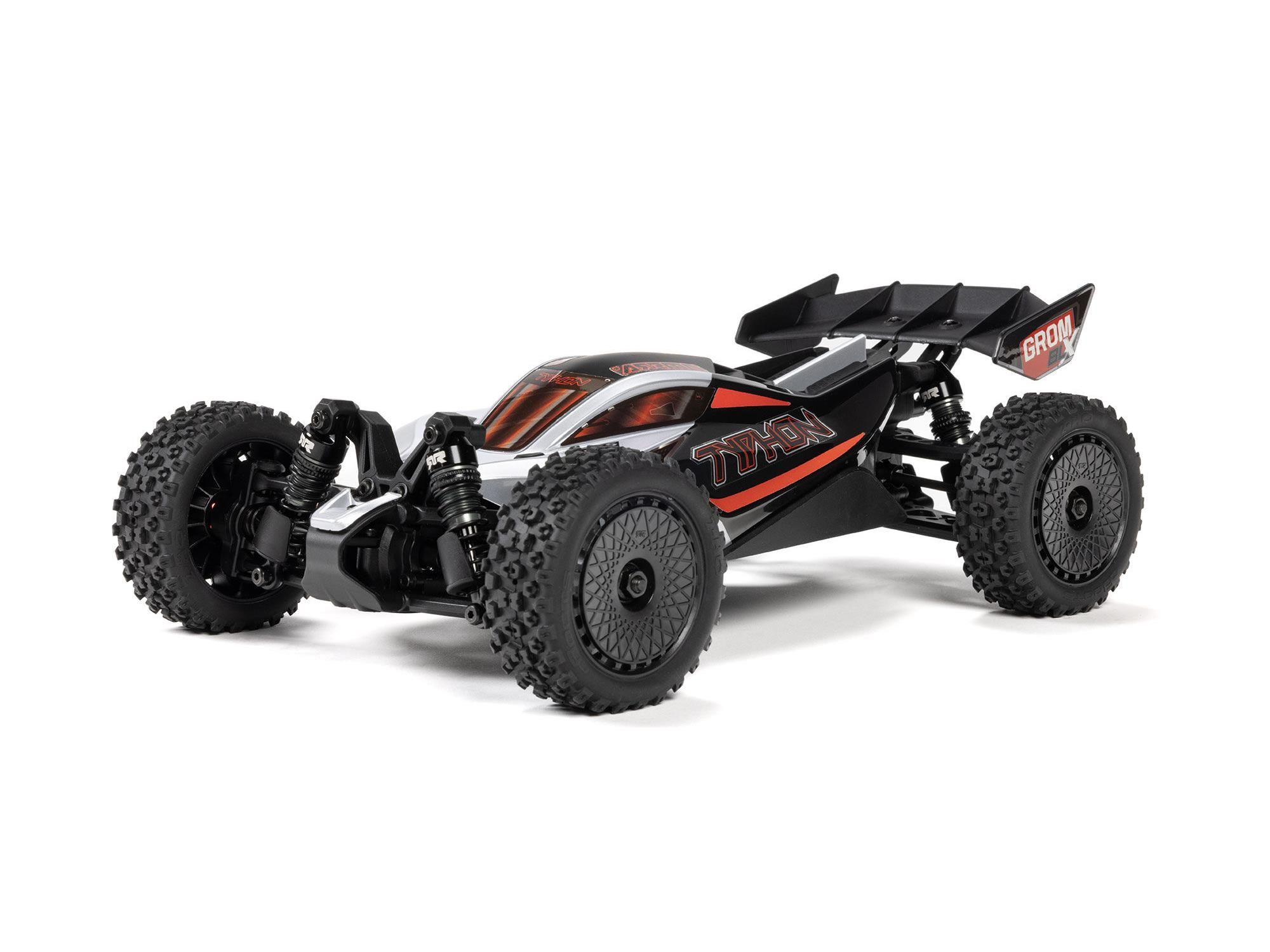 Arrma 1/14 TYPHON GROM 223S BLX 4X4 Buggy (No Batt/Charg) Silver (C-ARA2306T1)