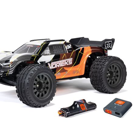 Arrma 1/10 VORTEKS MEGA 550 4X2 ST with Battery &amp; Charger Orange (C-ARA3205ST1)