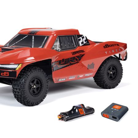 Arrma 1/10 FURY MEGA 550 4X2 SCT with Battery &amp; Charger Red (C-ARA3221ST1)
