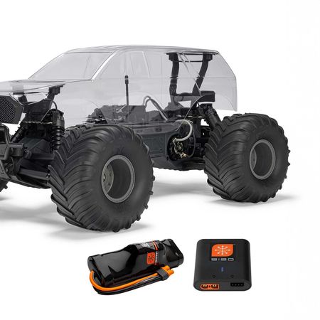Arrma 1/10 GORGON 2WD RTA Kit Brushed Monster Truck (Battery &amp; Cha (C-ARA3230SKT2)