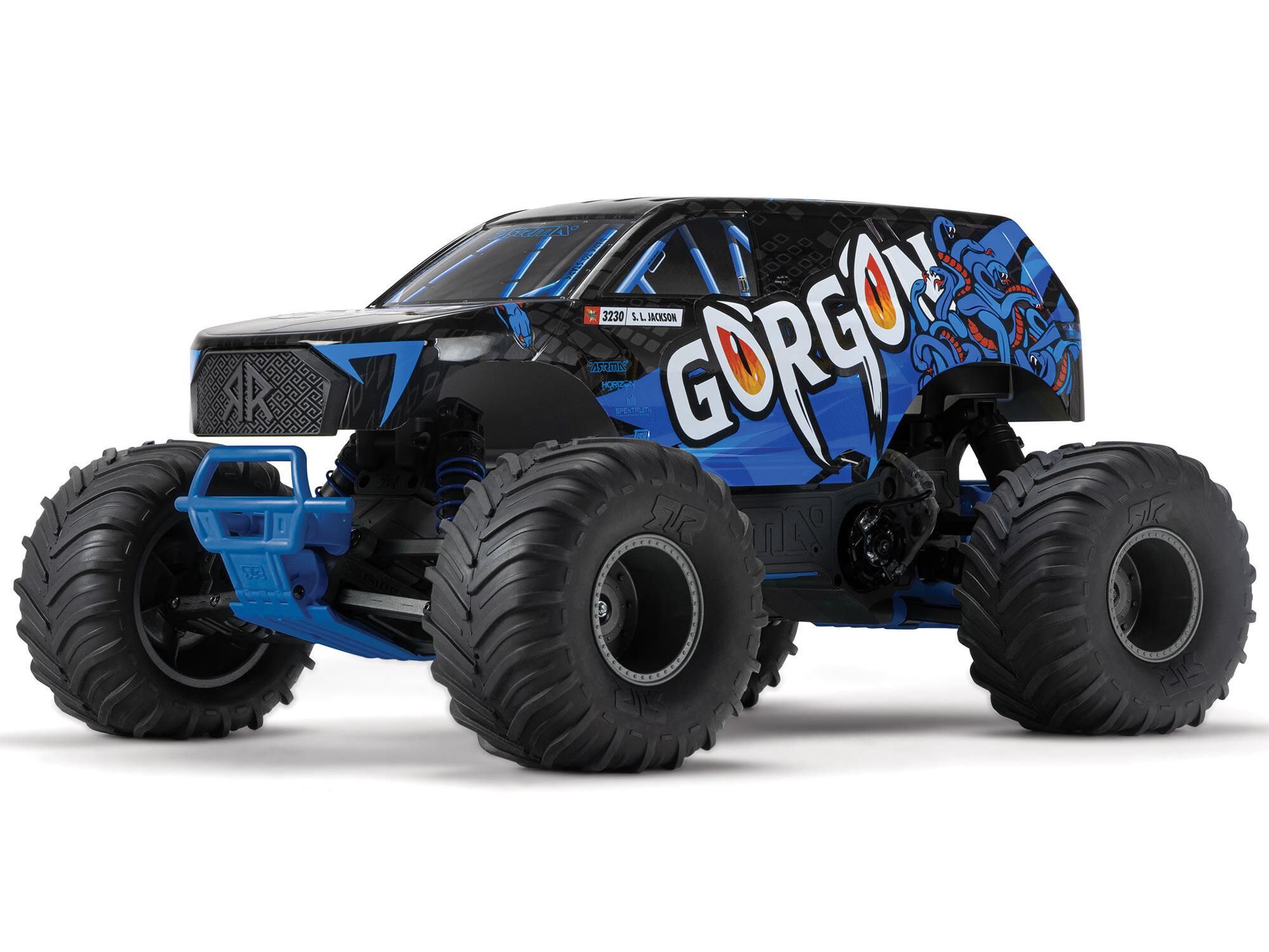 Arrma 1/10 GORGON MEGA 550 2WD MT (no Battery/Charger) Blue (C-ARA3230T1)