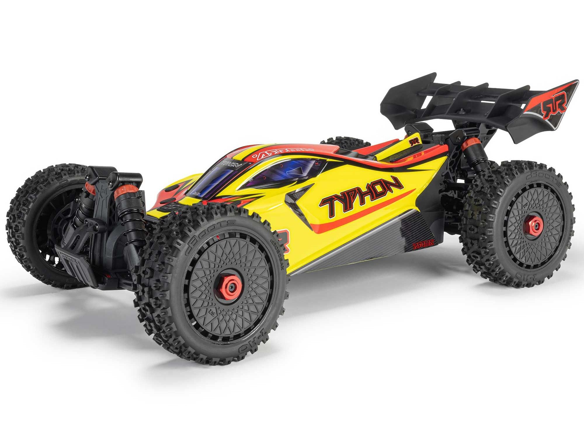 Arrma 1/8 TYPHON MEGA 665 4X4 RTR Buggy Yellow (C-ARA4206V4T2)