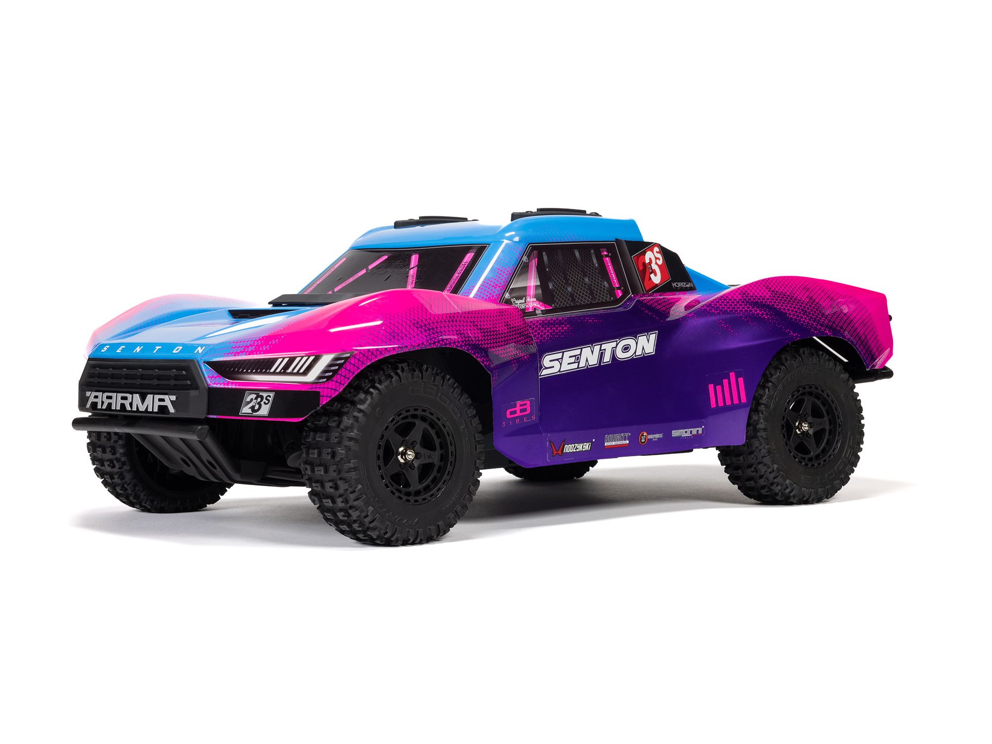 Arrma 1/10 SENTON 223S BLX 4X4 SCT RTR with DSC Blue/Purple (C-ARA4303V4T3)