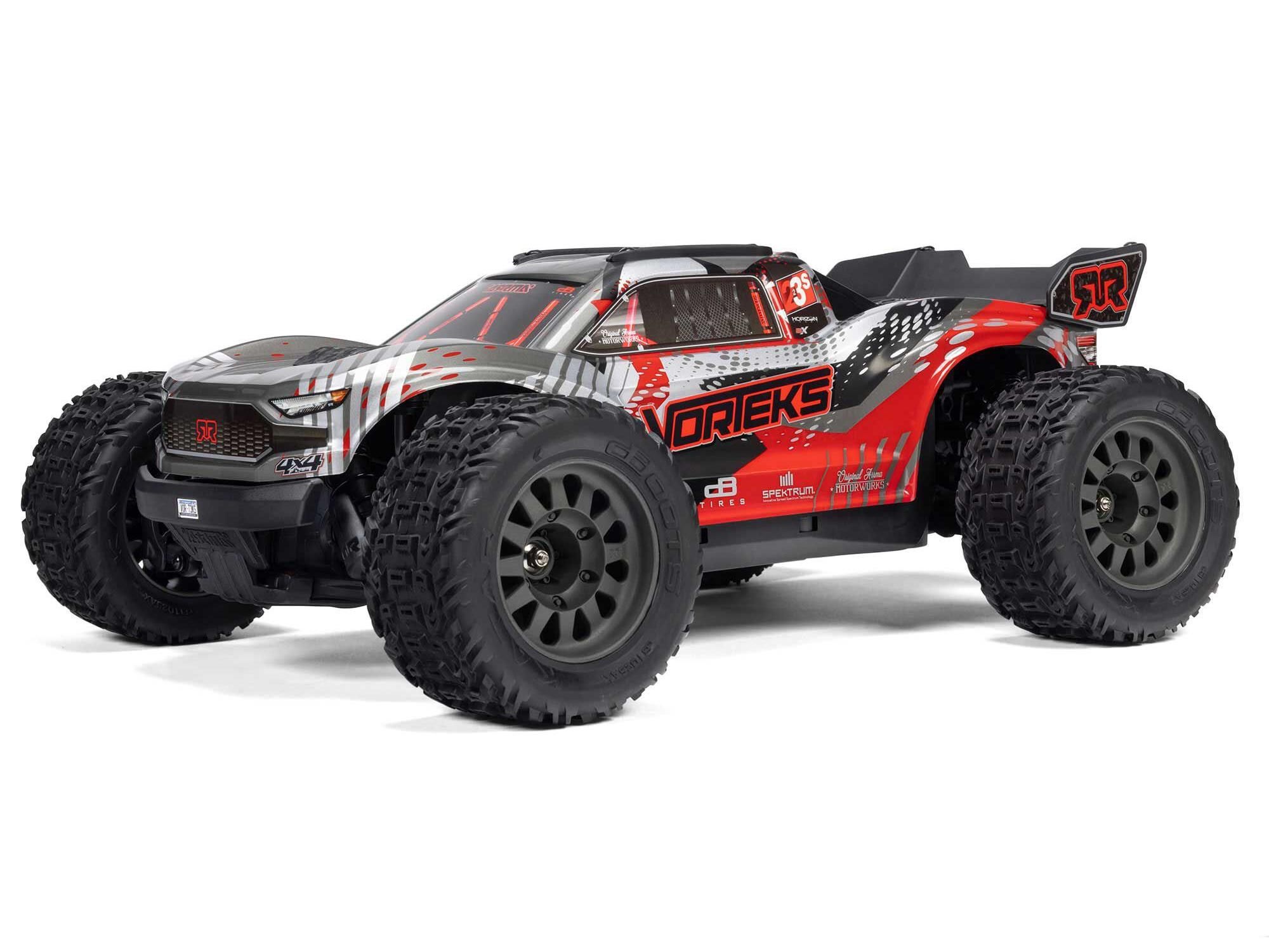 Arrma 1/10 VORTEKS 223S BLX 4X4 Stadium Truck RTR with DSC Red (C-ARA4305V4T1)