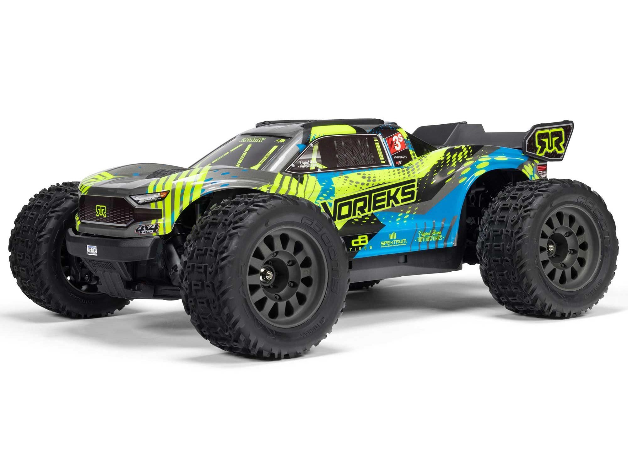 Arrma 1/10 VORTEKS 223S BLX 4X4 Stadium Truck RTR with DSC Teal (C-ARA4305V4T2)
