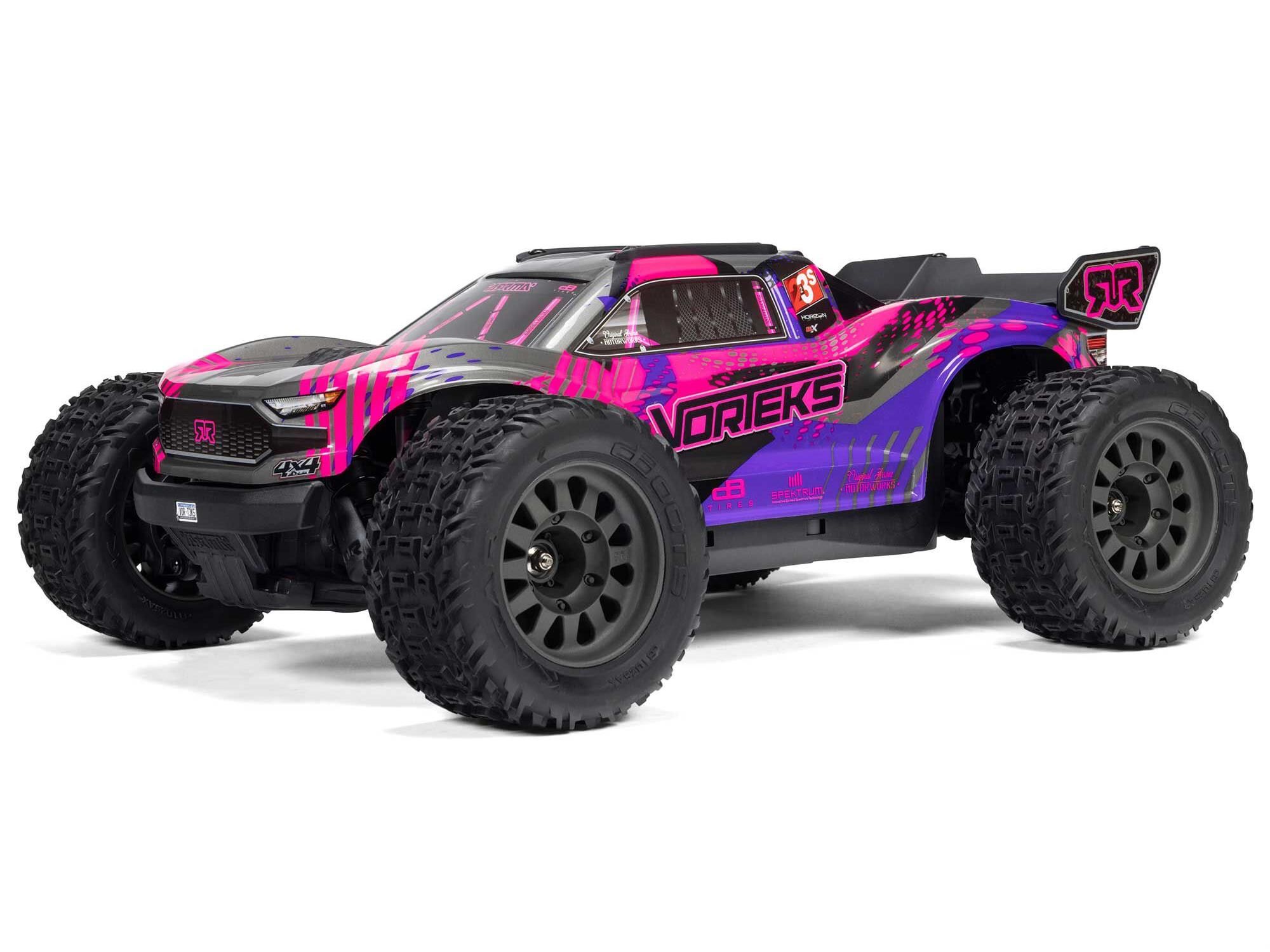 Arrma 1/10 VORTEKS 223S BLX 4X4 Stadium Truck RTR with DSC Purple (C-ARA4305V4T3)