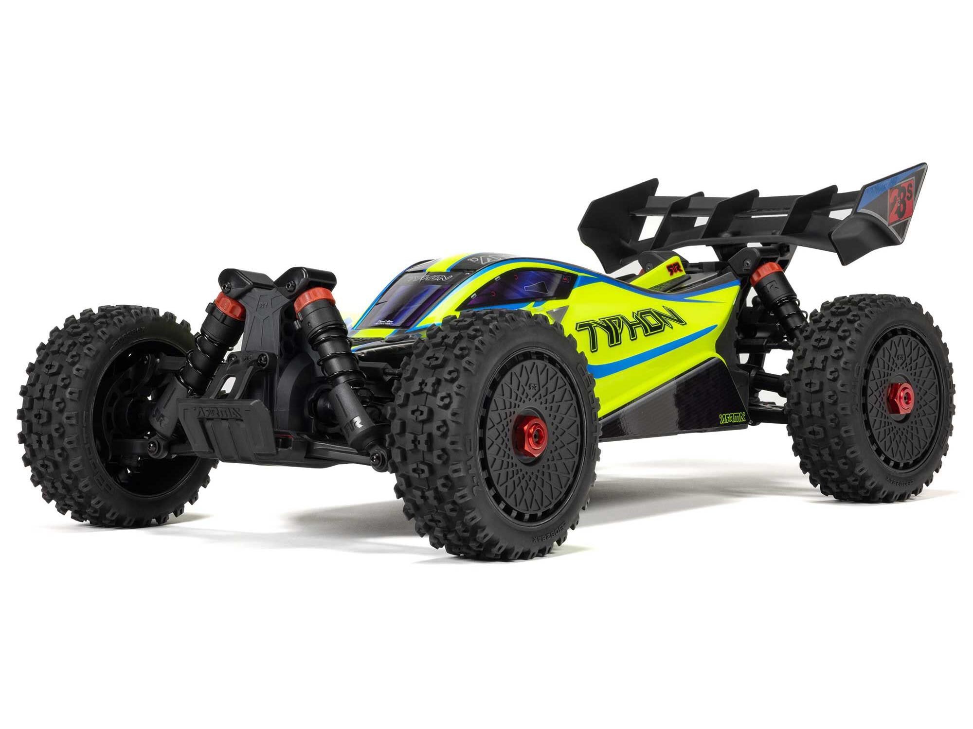 Arrma 1/8 TYPHON 223S BLX 4X4 Buggy RTR with DSC Yellow (C-ARA4306V4T2)