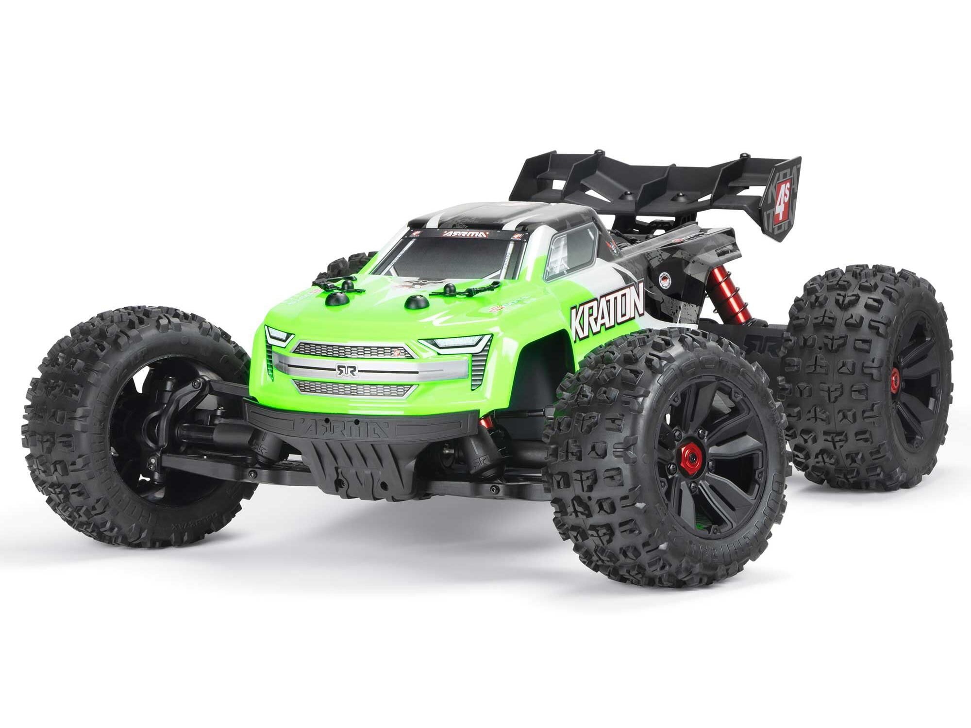 Arrma 1/10 KRATON 4S 4X4 BLX Centre Diff Speed MT (Green) (C-ARA4408V2T4)