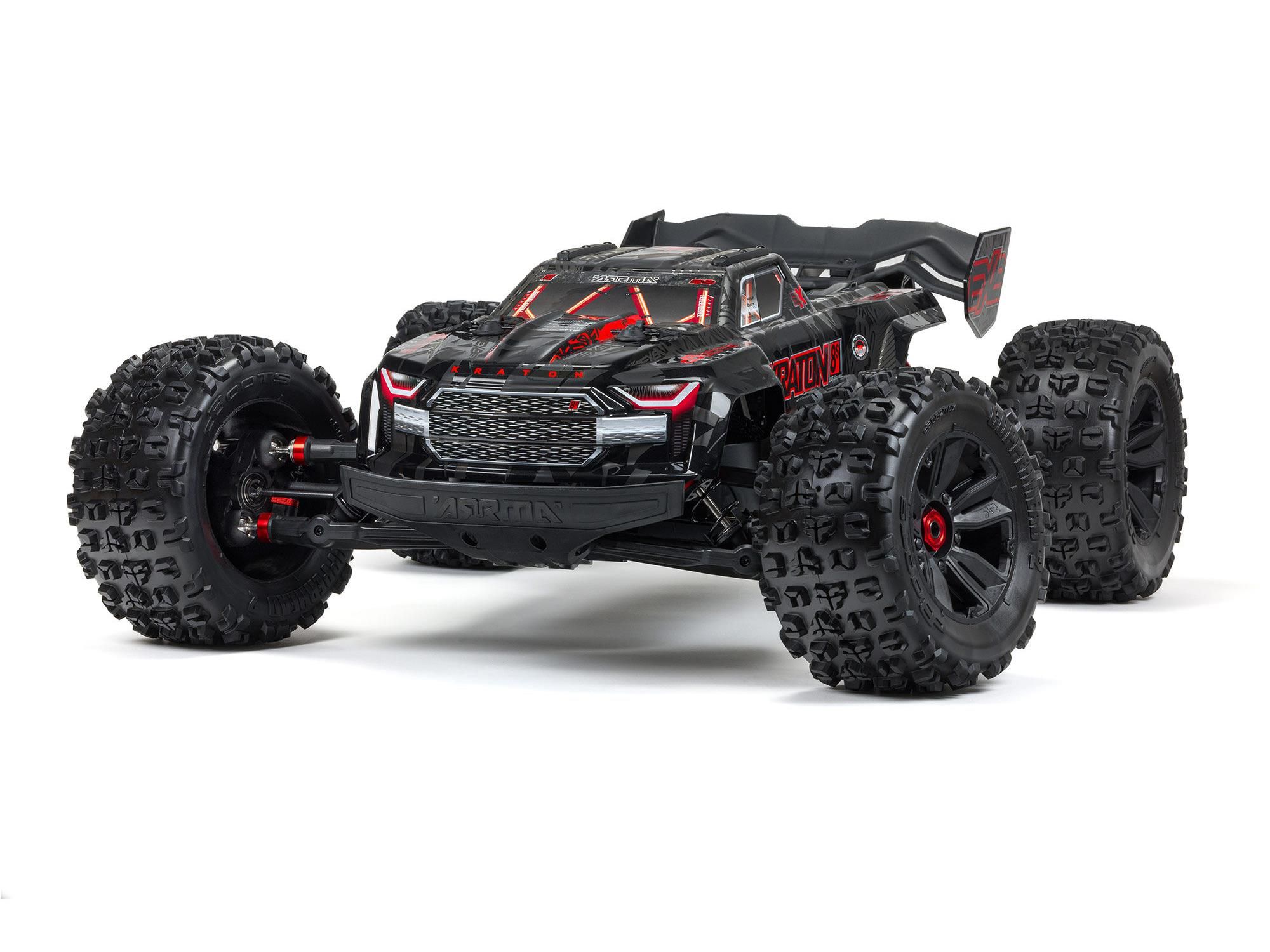 Arrma 1/5 KRATON 4x4 8S BLX EXB Brushless Monster Truck RTR, Black (C-ARA5808V2T1)