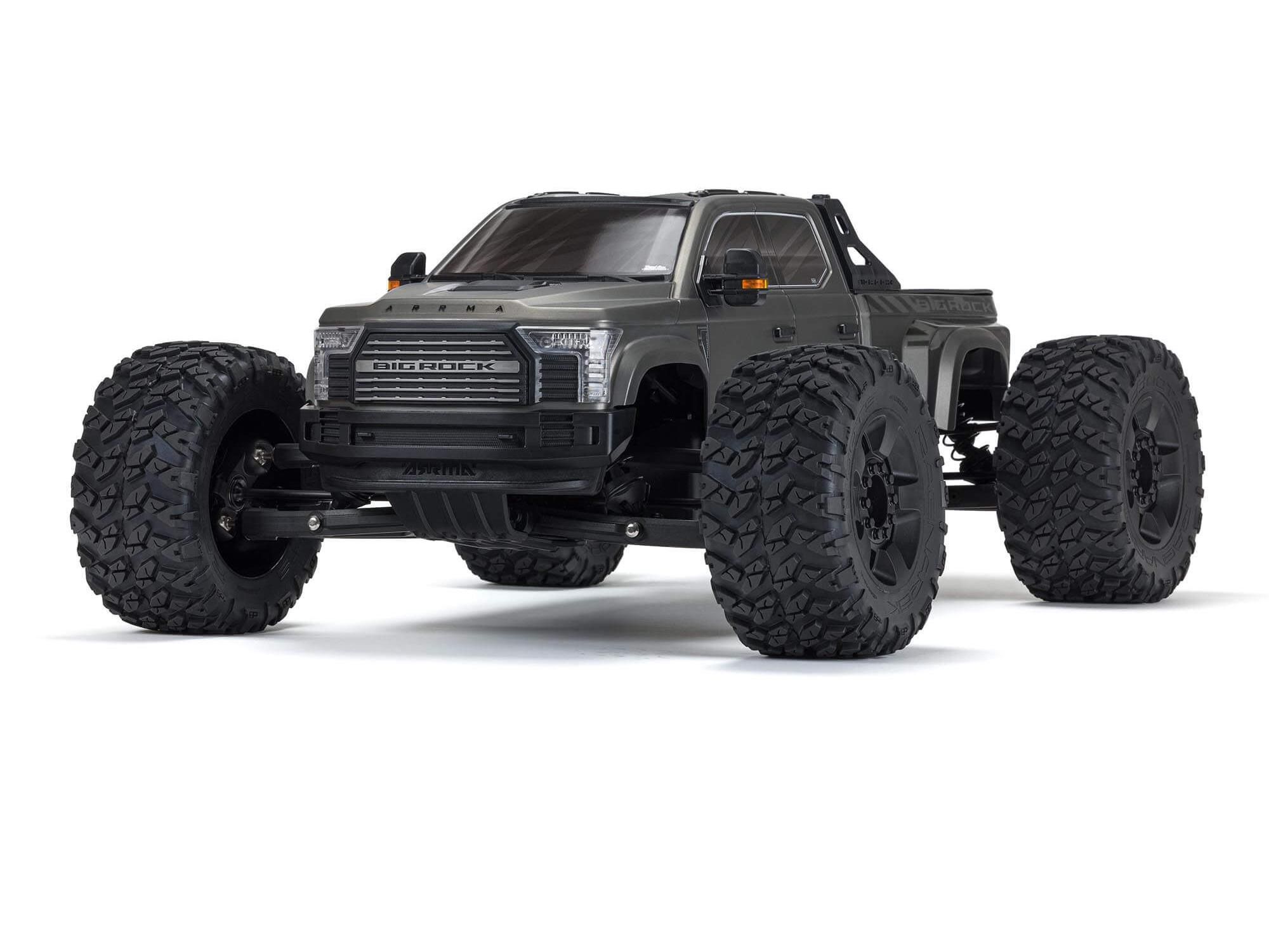 Arrma 1/7 BIG ROCK 6S 4X4 BLX Monster Truck RTR Gunmetal (C-ARA7612T1)
