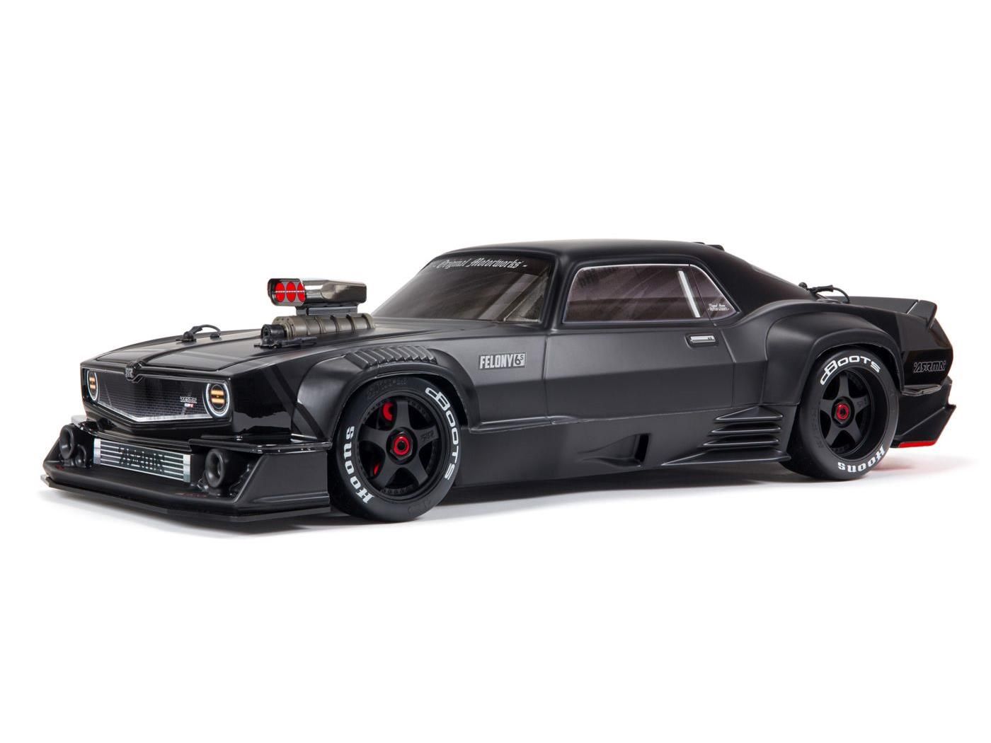 Arrma 1/7 FELONY 6S 4X4 BLX Resto-Mod Muscle Car RTR Black (C-ARA7617V2T1)