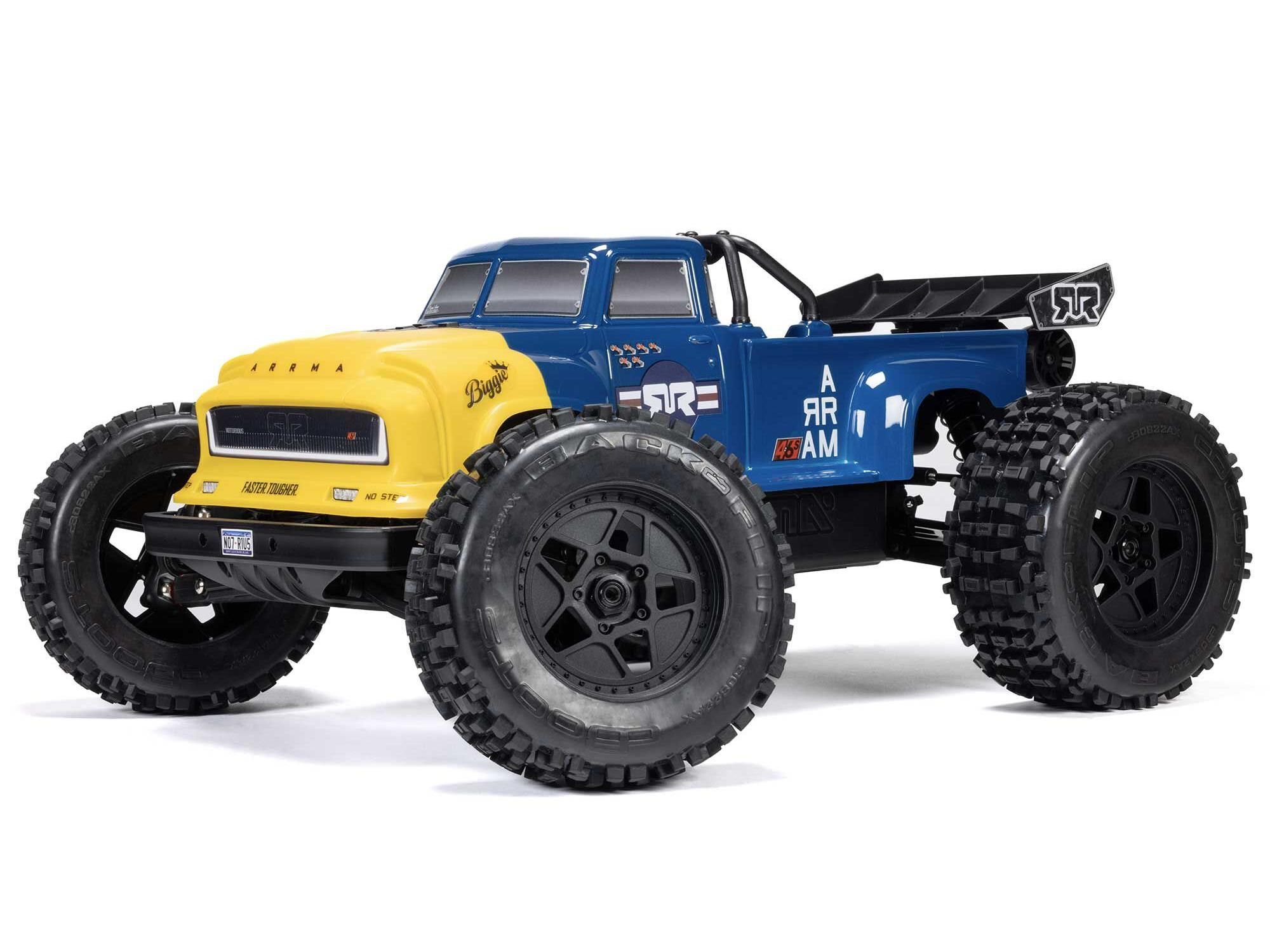 Arrma 1/8 NOTORIOUS 6S V6 4X4 BLX Stunt Truck RTR Blue (C-ARA8611V6T2)
