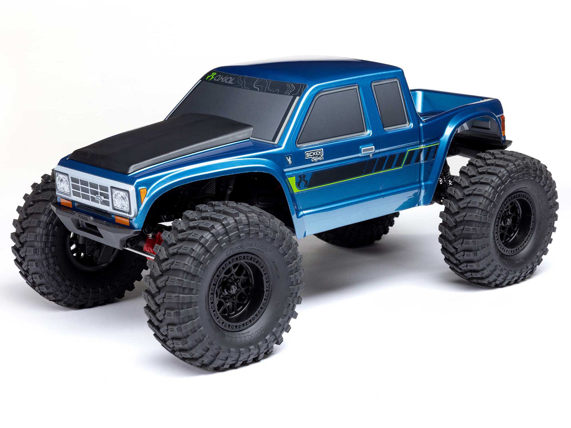 Axial 1/10 SCX10 III Coyote 4X4 RTR Brushed Rock Crawler, Blue (C-AXI-2036T2)