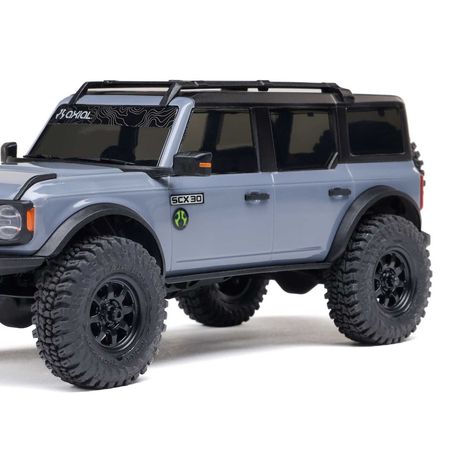 Axial 1/30 SCX30 Ford Bronco 4X4 RTR Rock Crawler - Grey (C-AXI-2048T2) 