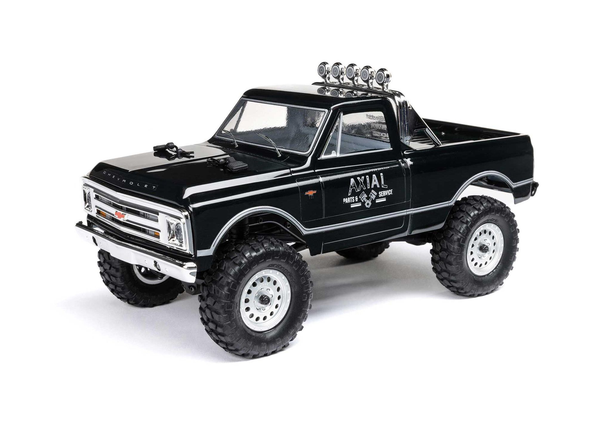 Axial 1:24 SCX24 1967 Chevrolet C10 4WD Rock Crawler RTR - Black (C-AXI00001V2T4)