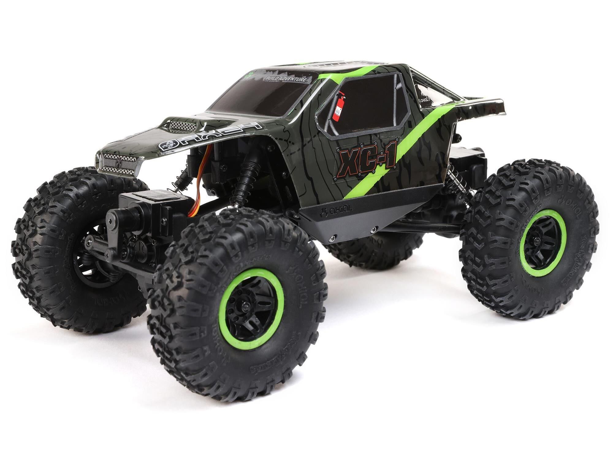 1:24 AX24 XC-1 4WS Crawler Brushed RTR, Green (C-AXI00003T1)