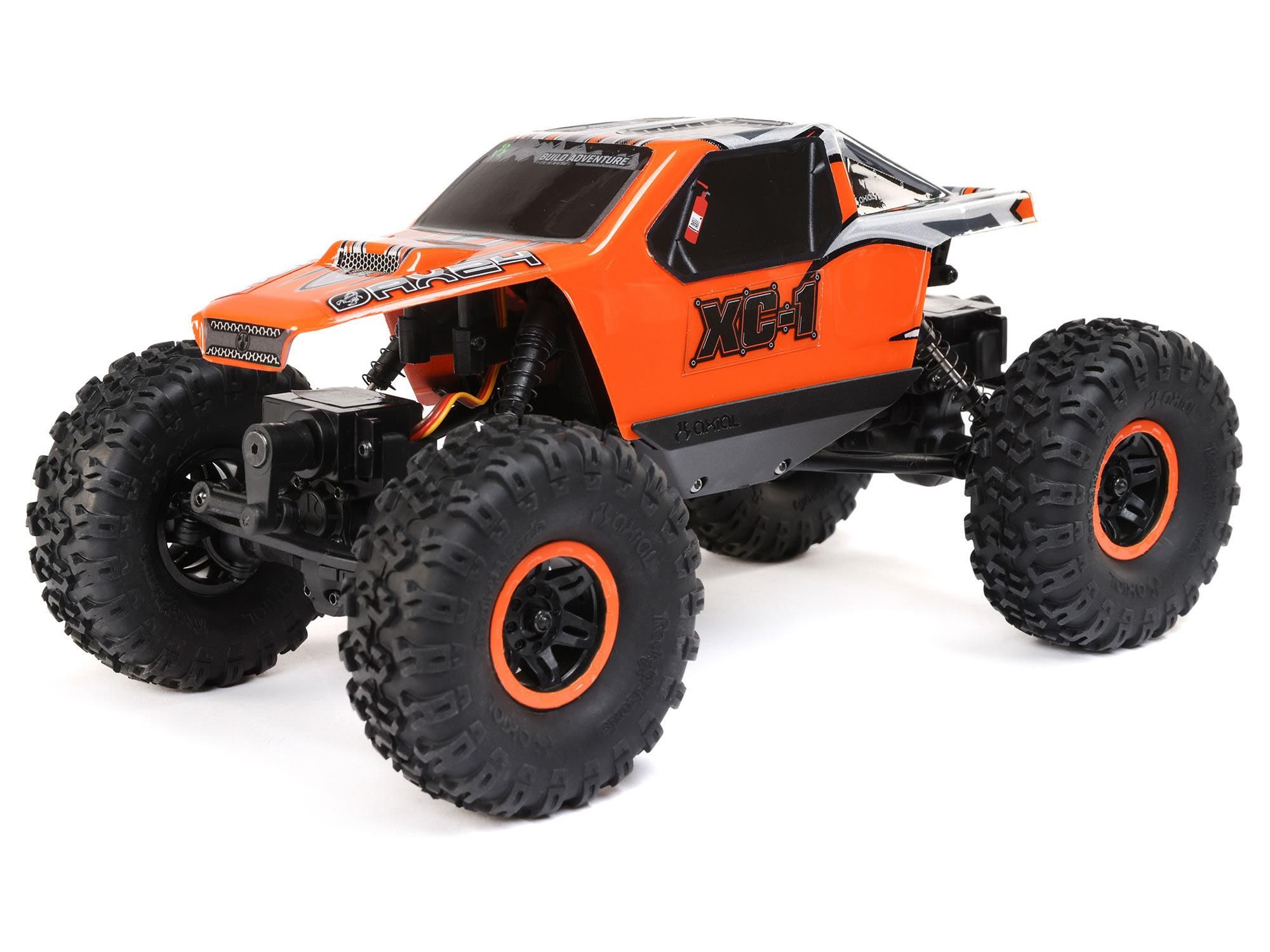 1:24 AX24 XC-1 4WS Crawler Brushed RTR, Orange (C-AXI00003T2)