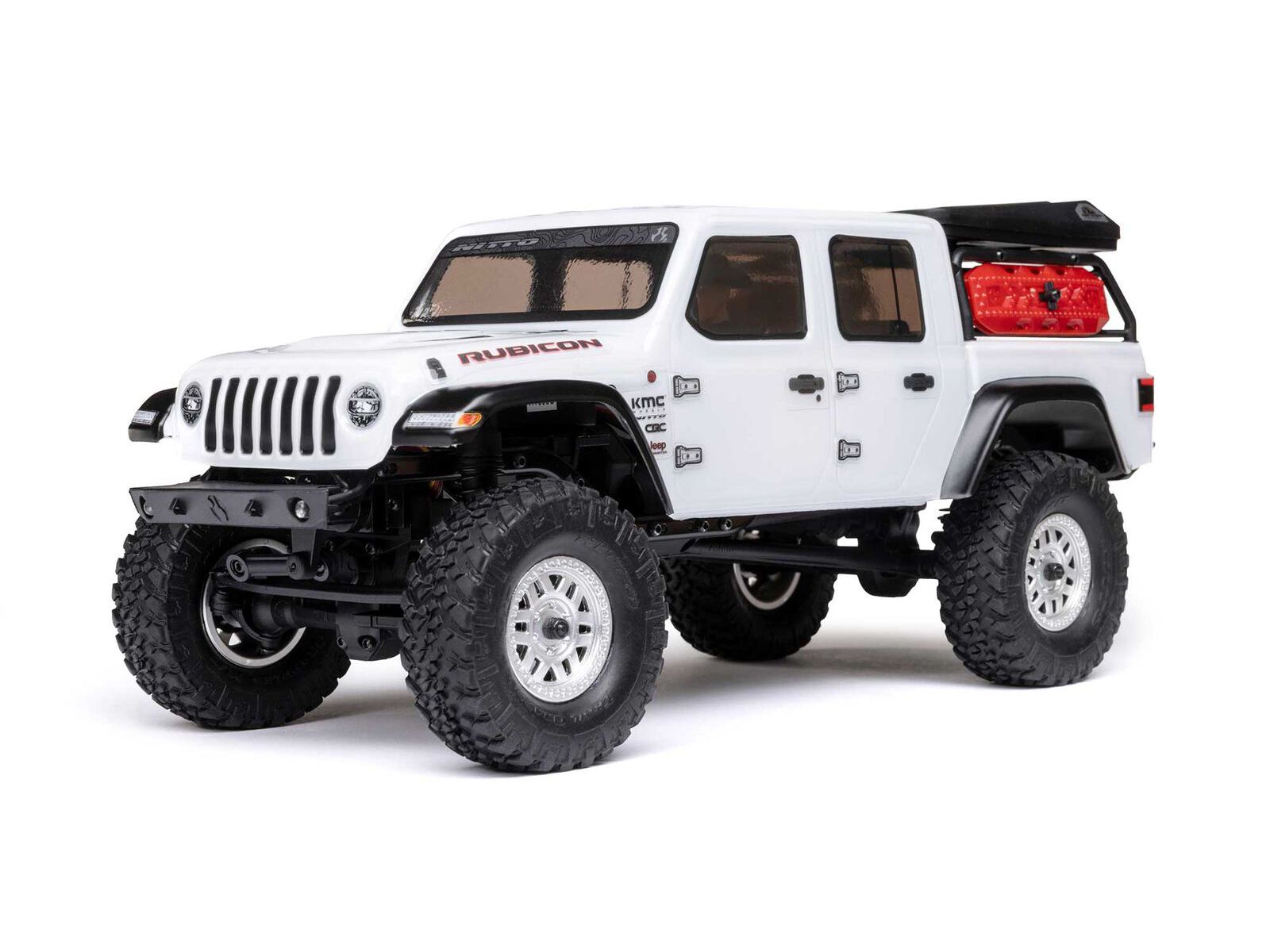 Axial SCX24 Jeep Gladiator 4WD Rock Crawler RTR, White (C-AXI00005V2T4)
