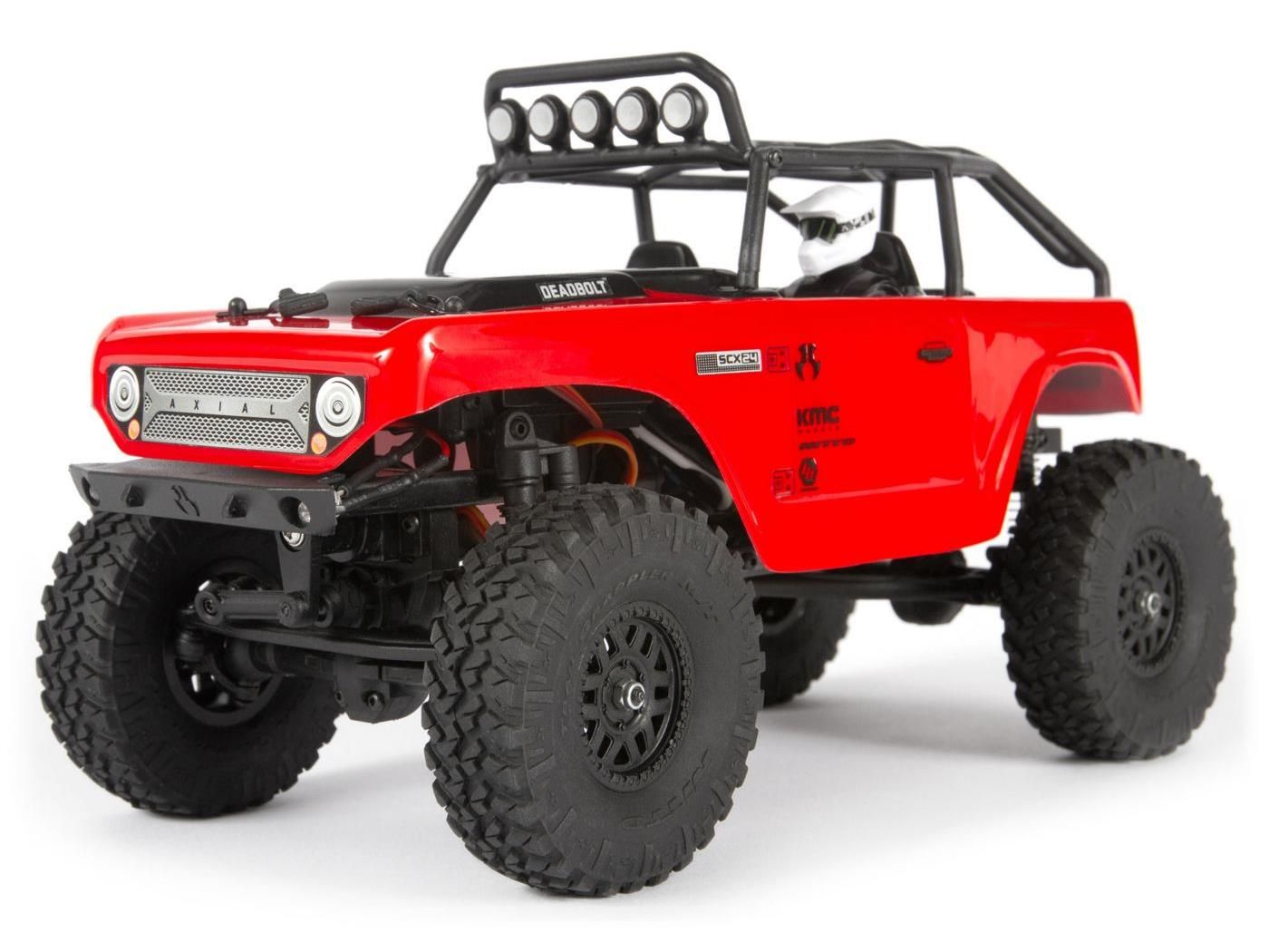 Axial 1:24 SCX24 Deadbolt 4WD - RTR, Red (C-AXI90081T1)