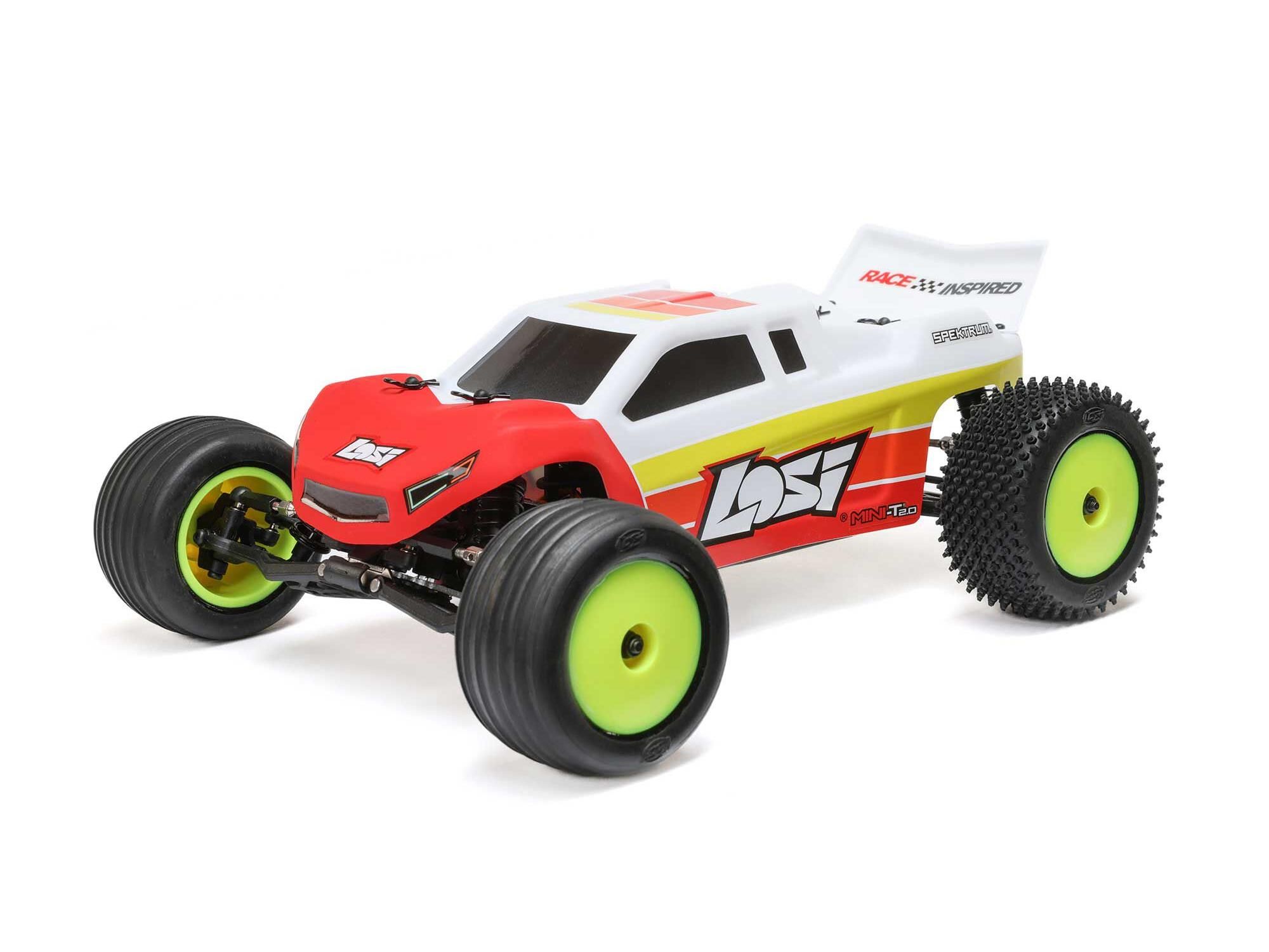 Losi 1/18 Mini-T 2.0 V2 2WD Stadium Truck Brushless RTR Red (C-LOS-1056T1)
