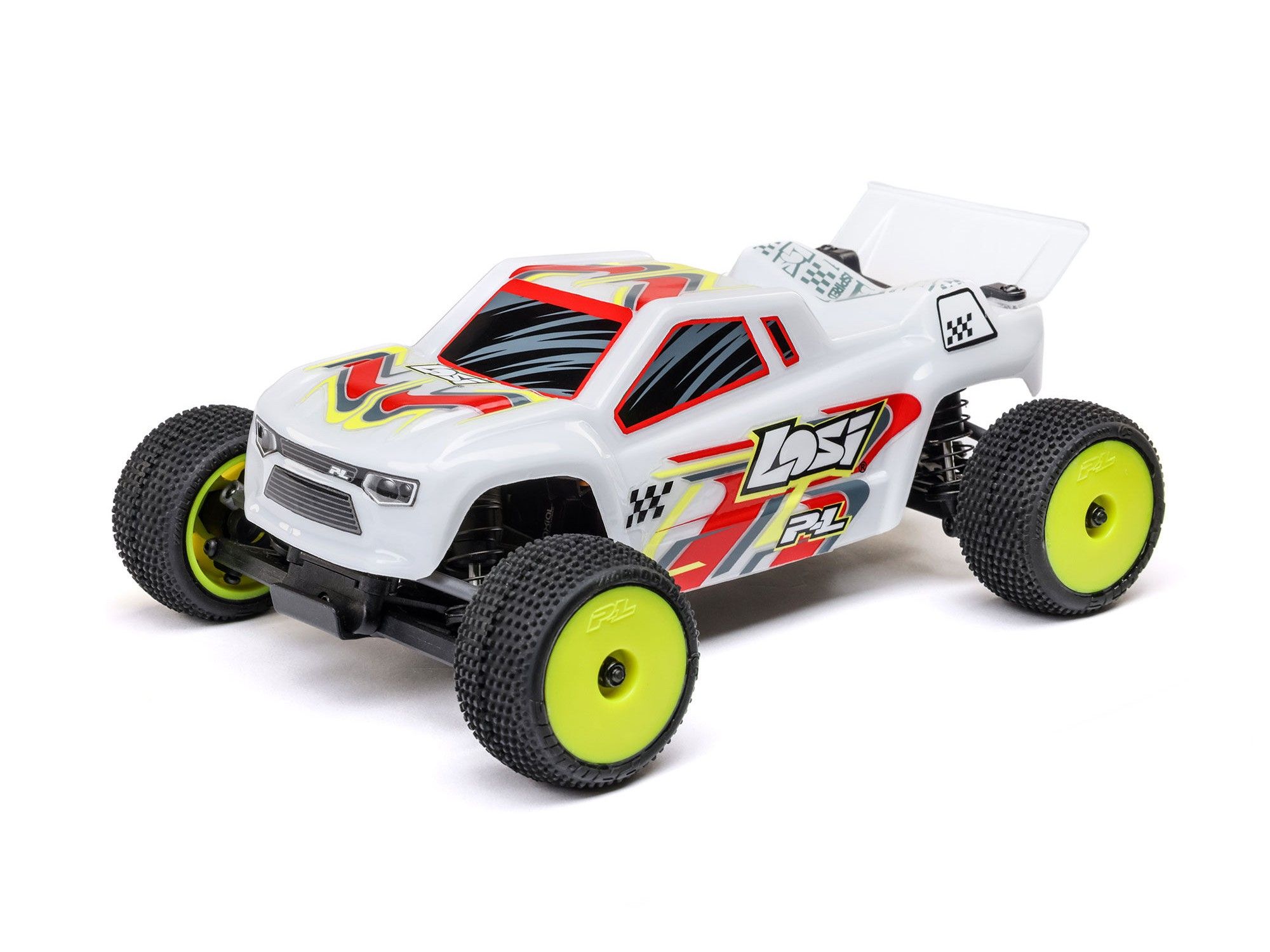 1/28 Losi Micro-T 2WD Stadium Truck RTR White (C-LOS-1392T1)