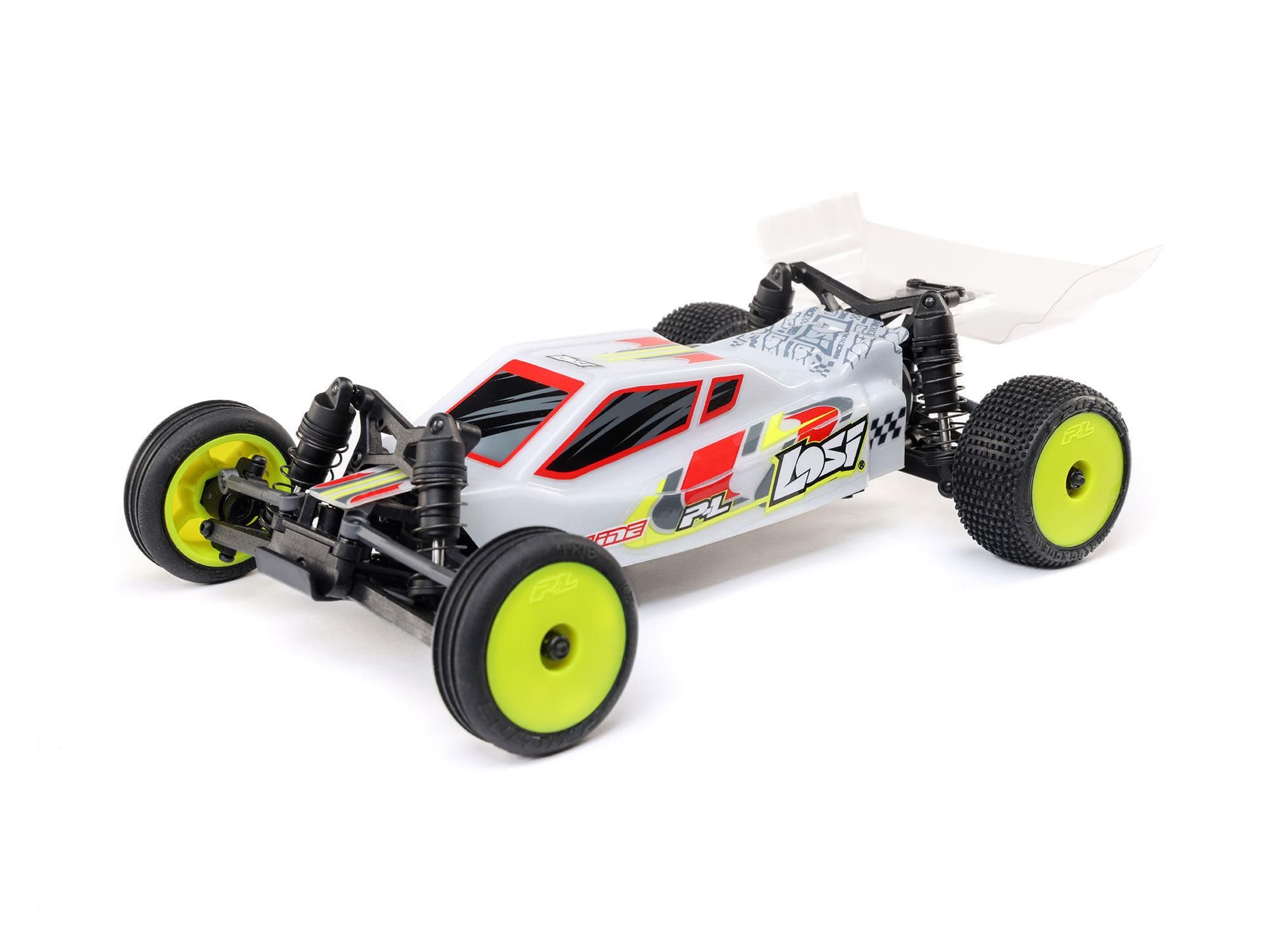 Losi 1: 24 Micro-B 2WD Buggy RTR White (C-LOS00007T1)