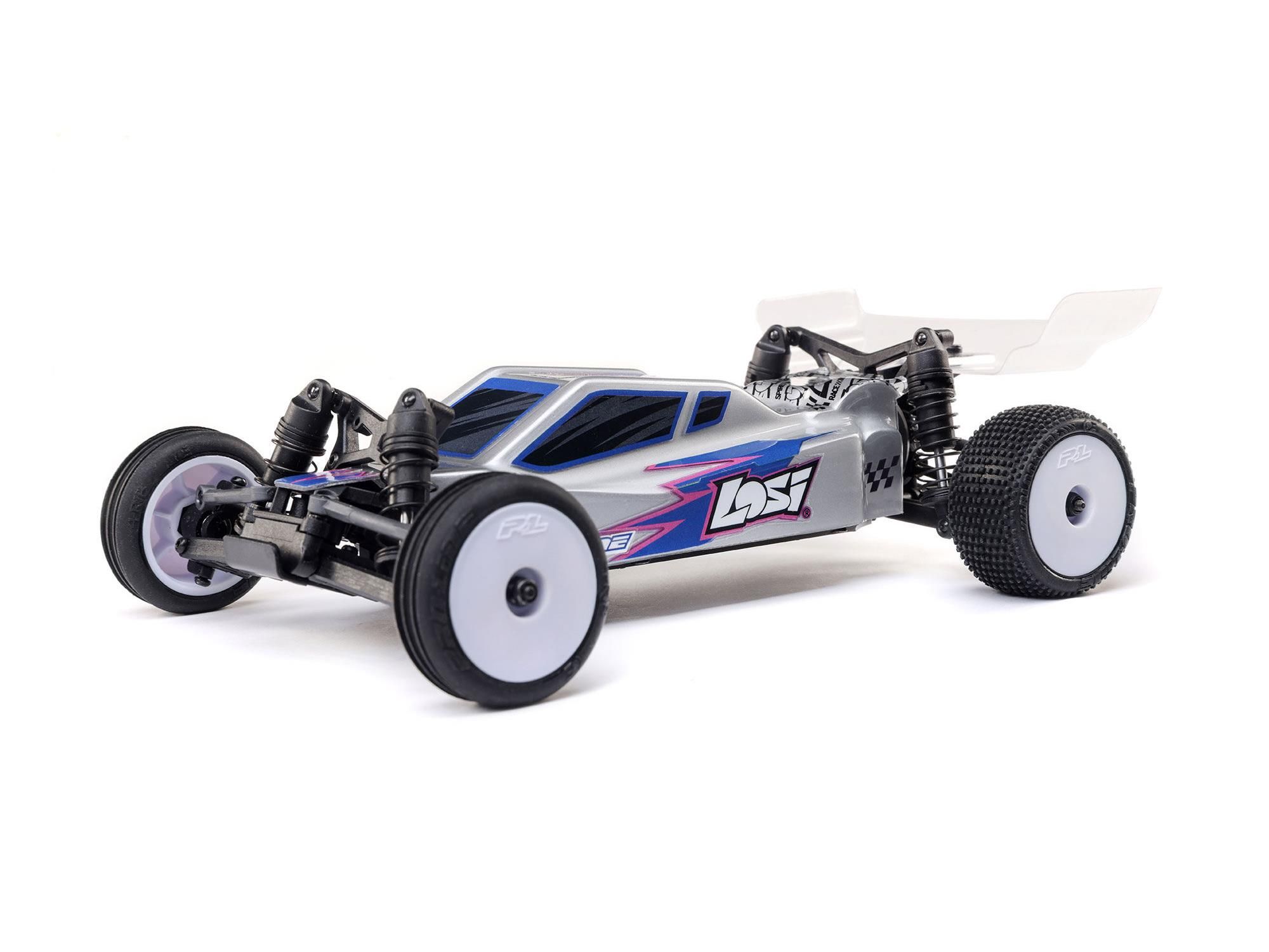 Losi 1: 24 Micro-B 2WD Buggy RTR Silver (C-LOS00007T2)