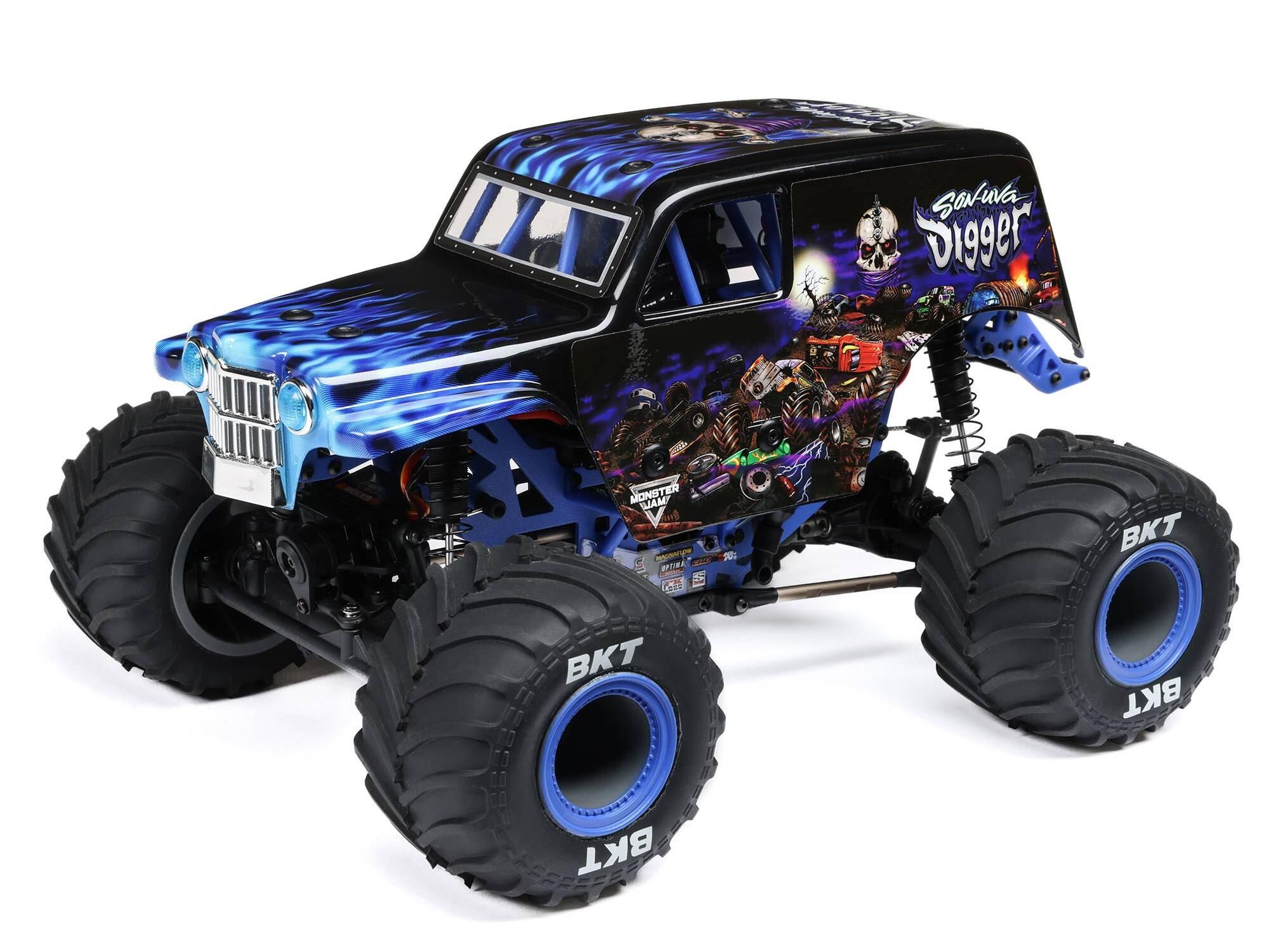 Losi 1:18 Mini LMT 4X4 Brushed Monster Truck RTR, Son-Uva (C-LOS01026T2)