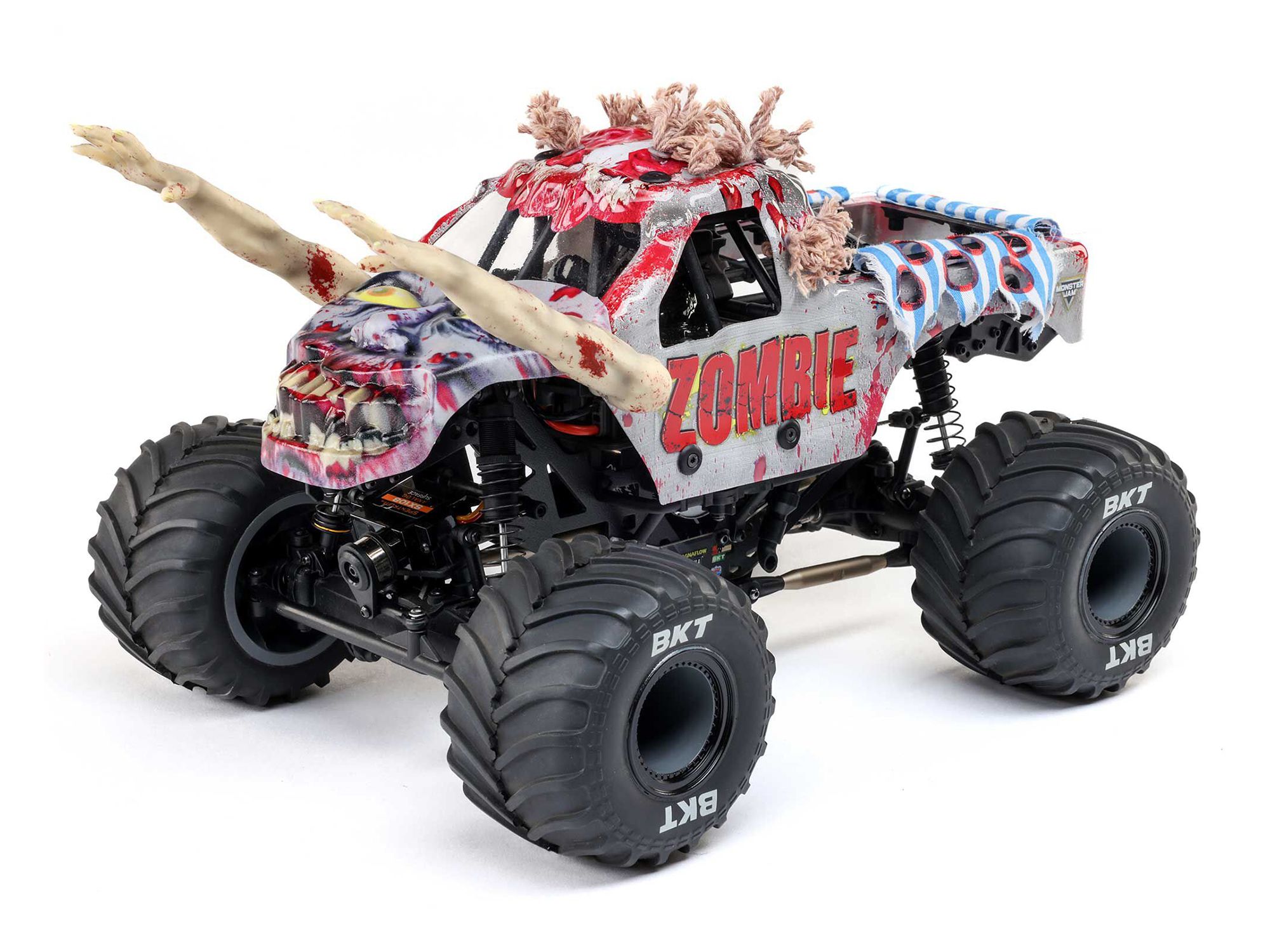 Losi 1/18 Mini LMT Zombie 2S 4X4 RTR Brushed Monster Truck (C-LOS01026T4)