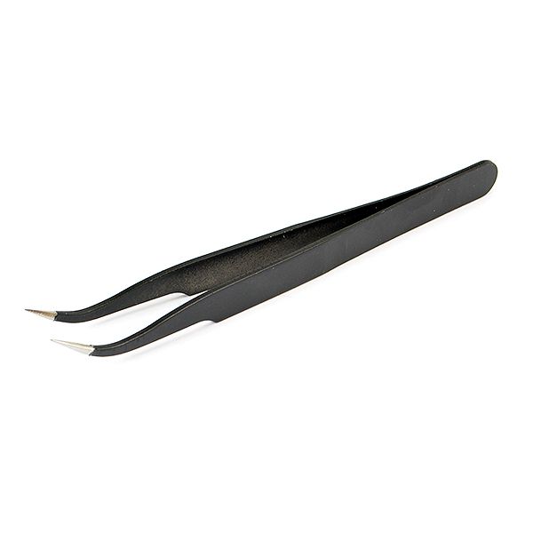 SC Models Curved Black Tweezers (SCKRTC020)