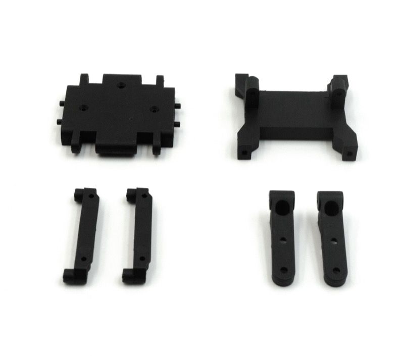 Absima CR-18P 6X6 Skid Plate &amp; Body Mounting Parts