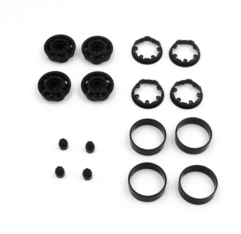 Absima CR-18P Truck 1.2&quot; Bead Lock Wheels (Black?