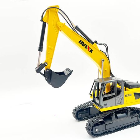 Huina 9CH RC Platform Trailer &amp; 6CH Excavator 2.4G Set (CY1319)