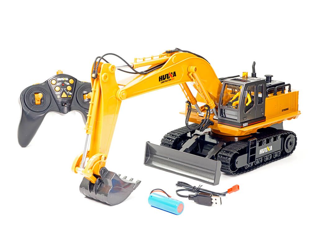 Huina 1:16 RC Excavator 2.4Ghz 11 Channel W/Die Cast Bucket (CY1531)