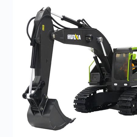 Huina 2.4Ghz 11CH RC Excavator Green 680Â° Turntable w/Smoke (CY1661)