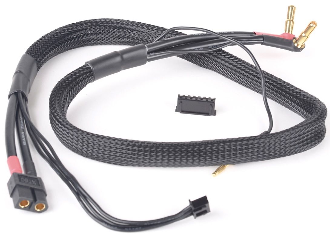 Absima Charging Cable XT60 - 4/5mm gold plug - XH adapter 60cm ( AB 3040058)