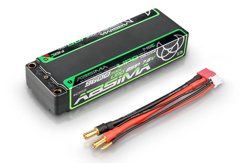 Absima Competition LiPo V2 HV 140C/2S1P HC 9600mAh 5mm ( AB 4150026)