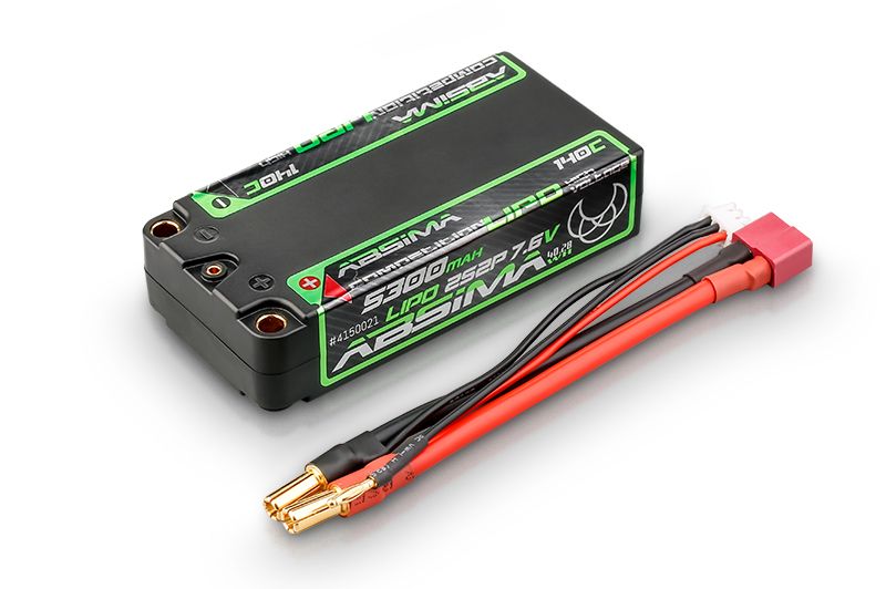 Absima Competition Shorty LiPo V2 HV 140C/2S2P HC 5300mAh 5mm ( AB 4150021)