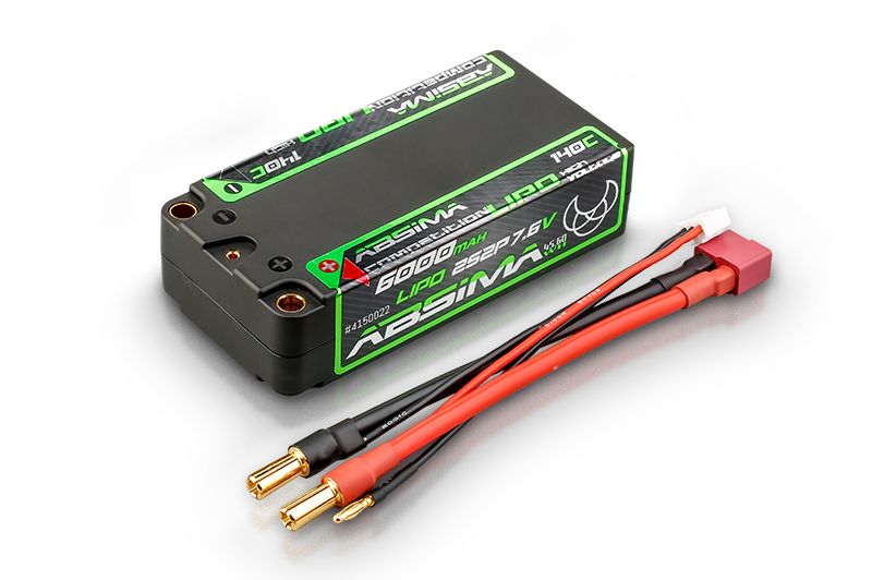 Absima Competition Shorty LiPo V2 HV 140C/2S2P HC 6000mAh 5mm ( AB 4150022)