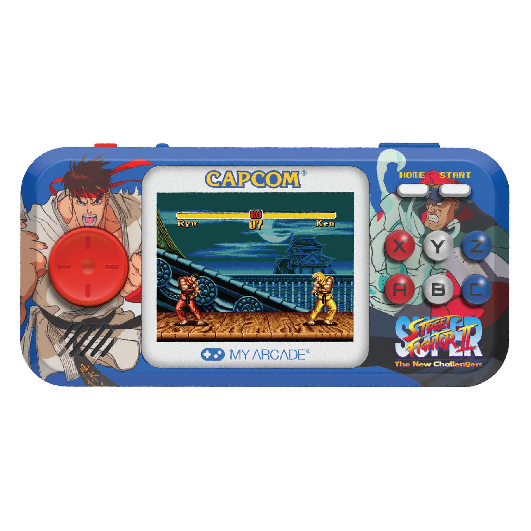 My Arcade Super Street Fighter II Pocket Player Pro Portable Gaming System (2 Games In 1) (DGUNL4187)
