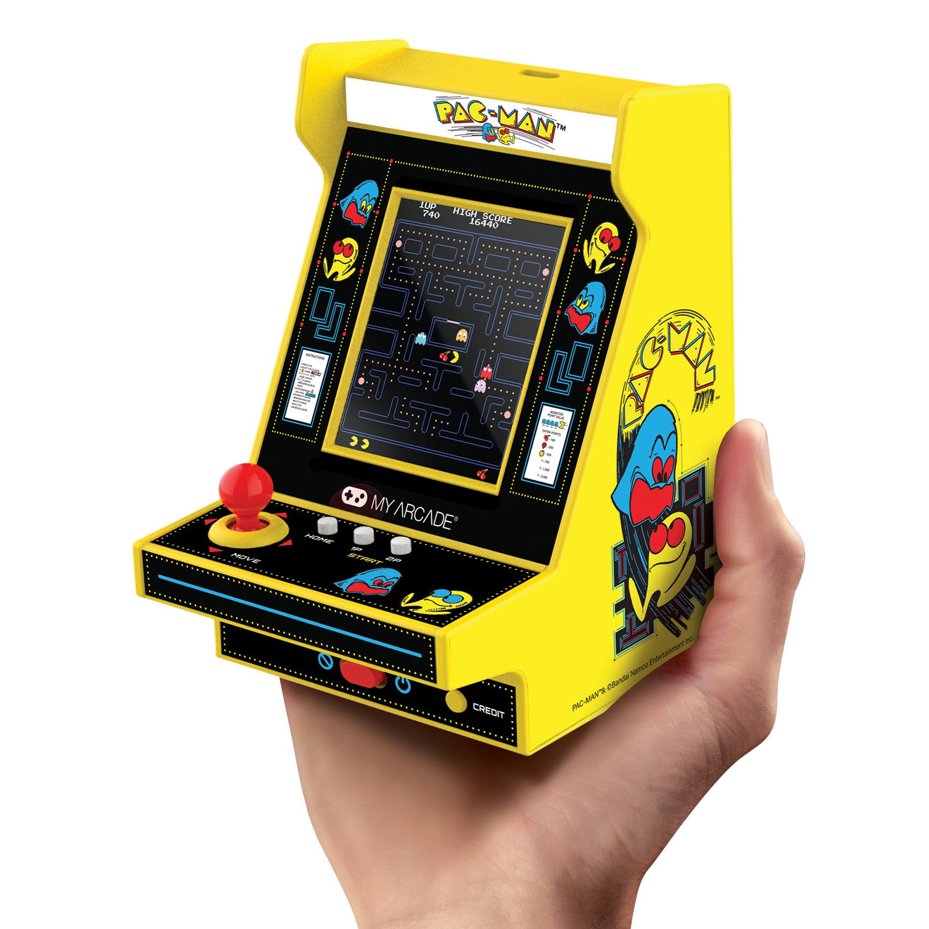 My Arcade Pac-Man Nano Player Pro 4.8&quot; Portable Retro Arcade (DGUNL4196)
