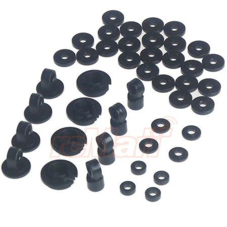 Yeah Racing DSG Damper Piston Head End Spring Cup Parts Set (DSG-PA)