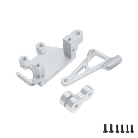 SC Models Aluminum Servo Mount Set, Losi Promoto - Silver (SCPMX1406B)