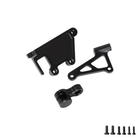 SC Models Aluminum Servo Mount Set, Losi Promoto - Black (SCPMX1406A)