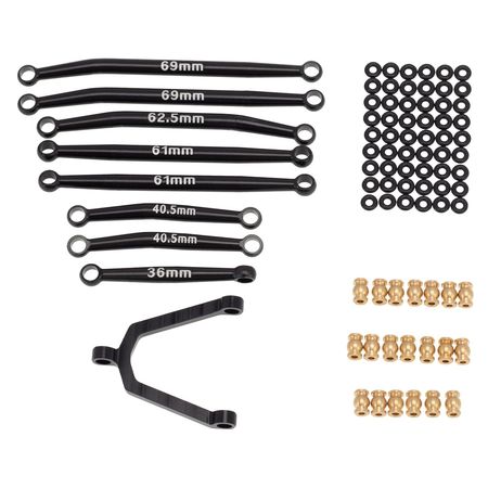 SC Models Aluminium Lower Tie Rod Set SCX24 (SCDTSCX24-23)